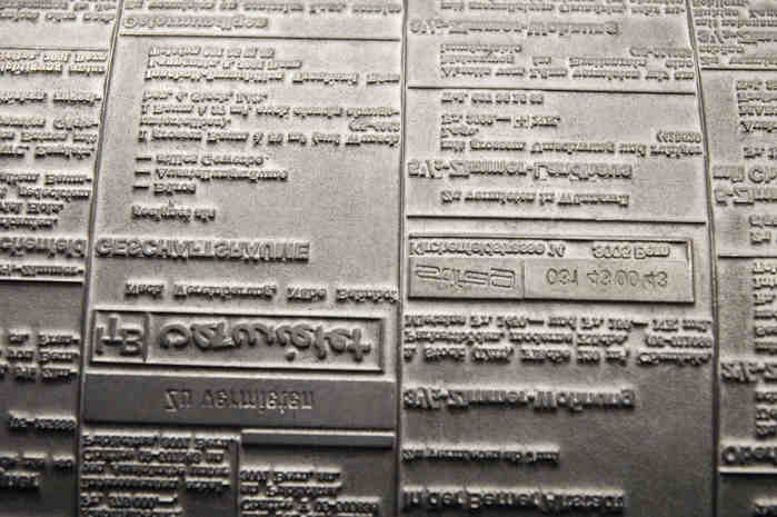 gutenberg, museum, cylindrical, lead